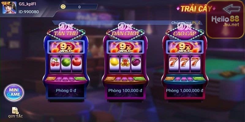 Các biểu mẫu trong các trò chơi nổ hũ trái cây